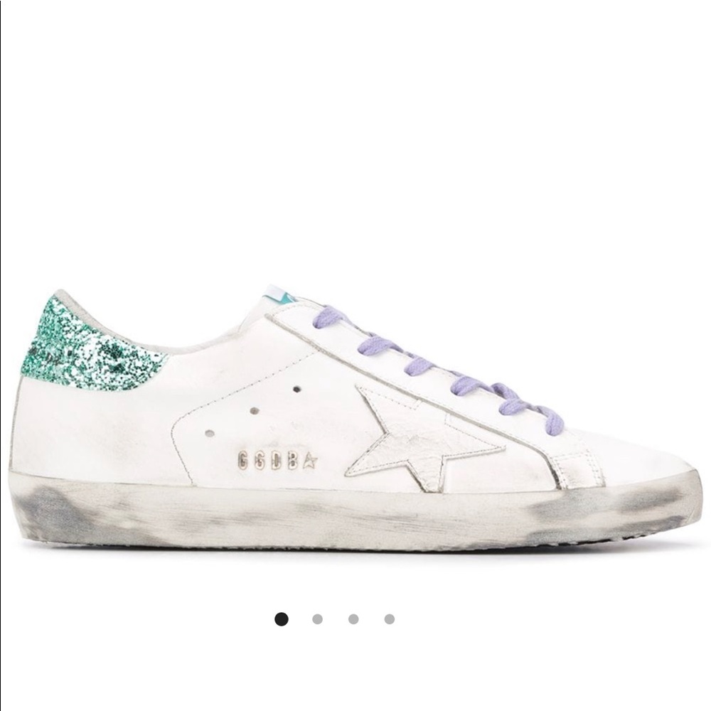 NIB Golden Goose Superstar Glitter Sneaker